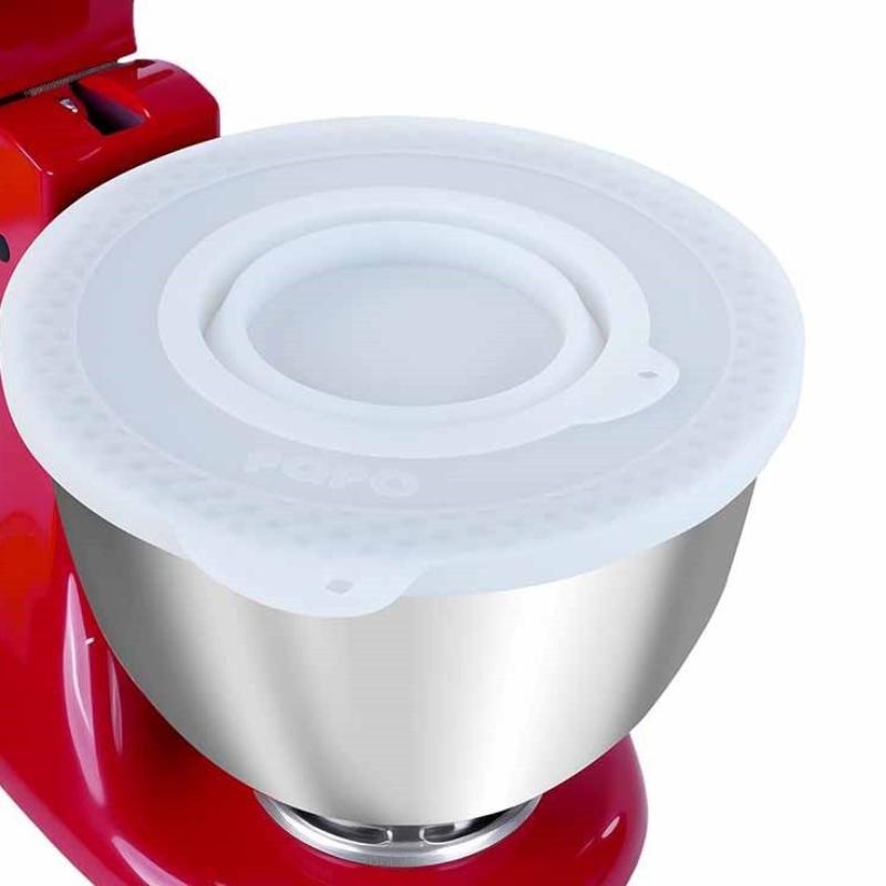 

1 шт. Аксесуари для DIY Силіконова кришка-заглушка для чаші міксера Підходить для чаш нахилених стаціонарних міксерів об ємом 4,5-5 кварт білий