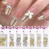 Nail Art Japanese Nail Art Xiaoxiangfeng Love Bow Chain Alloy Nail Art Jewelry