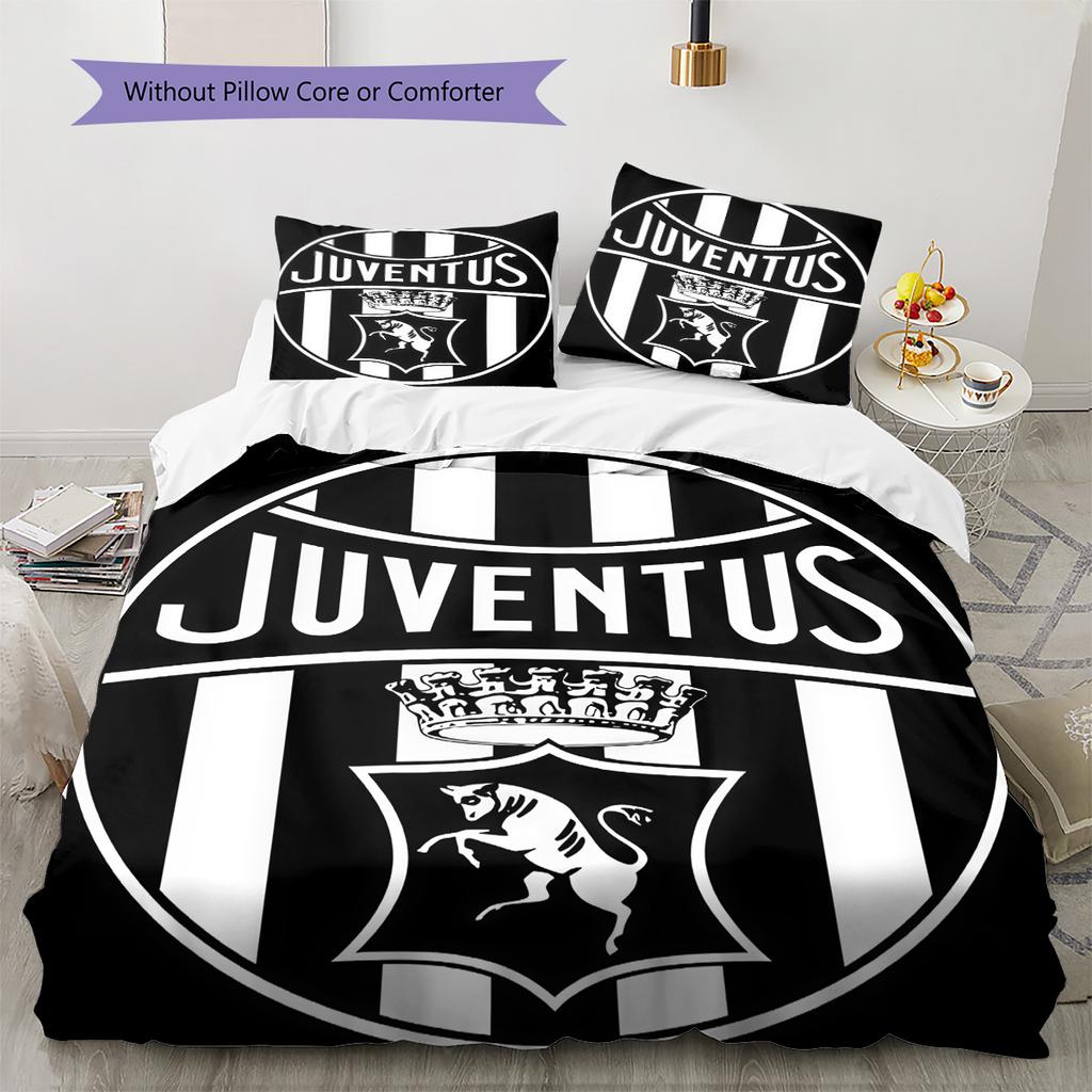 Set cu cuvertură și fețe de pernă Man Utd Decor Acasă Cadou de Ziua de Naștere (1 * husă de pilotă + 2 * fețe de pernă, fără miez)