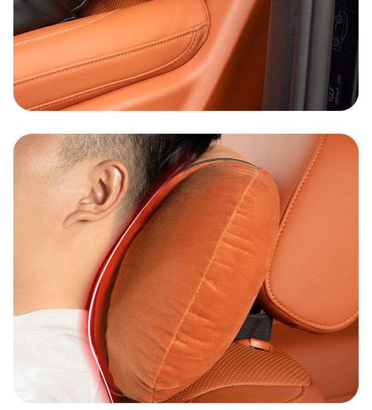 Ford Car Headrest Neck Support Pillow for Focus, Explorer, Escort, and Mondeo.