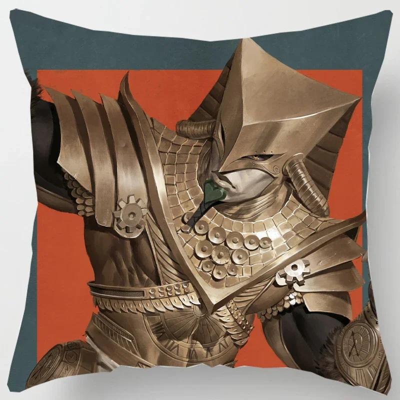Anime Jojo Bizarre Adventure Jotaro Cushion Cover For Sofa Home Decorative Throw Pillow Cover Polyester Pillowcase Support