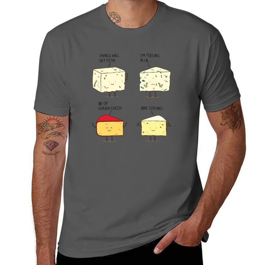 Cheesy Puns Tshirt Casual Minimalist Short Sleeve Top