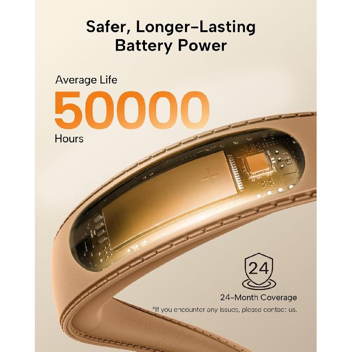 LED Neck Reading Light, Book Light for Reading In Bed, 3 Colors, 9 Brightness Levels, Lightweight Comfortable Design, Long Lasting, Perfect for