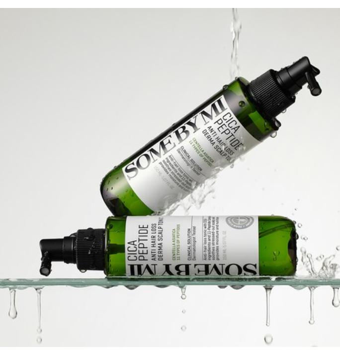 SOME BY MI Cica Peptide Anti Chute de Cheveux Tonique Derma Cuir Chevelu 150ml – Apaisant & Fortifiant