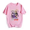 Yoshikage Kira Jojos Bizarre Adventure Anime Trend T-Shirt Baumwolle Grafik-T-Shirt Unisex Unisex Sommer Streetwear