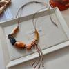 And American Style Unique Exaggerated Niche Necklace for Women, 2026 New Model, Purple Decorative Choker, Clavicle Chain, Stylish Sweater Chain