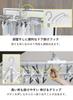 CB JAPAN Laundry Drying Pinch 48 White X Convenient Indoor Drying with Extendable Grip for Easy Hanging In High Drying Pinch for Hidden Drying Double