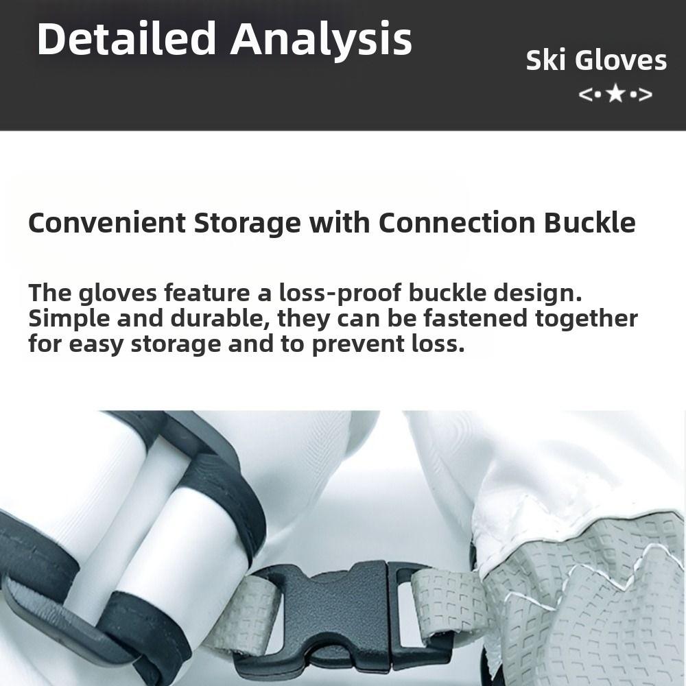 1 Pair Thicken Skating Gloves Non-Slip Figure Skating Gloves Women's Skating Mittens Woman