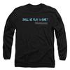WarGames Unisex Erwachsene Sollen wir ein Spiel spielen? Langärmliges T-Shirt