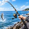Portable Fiberglass Sea Rod Hard Action Telescopic