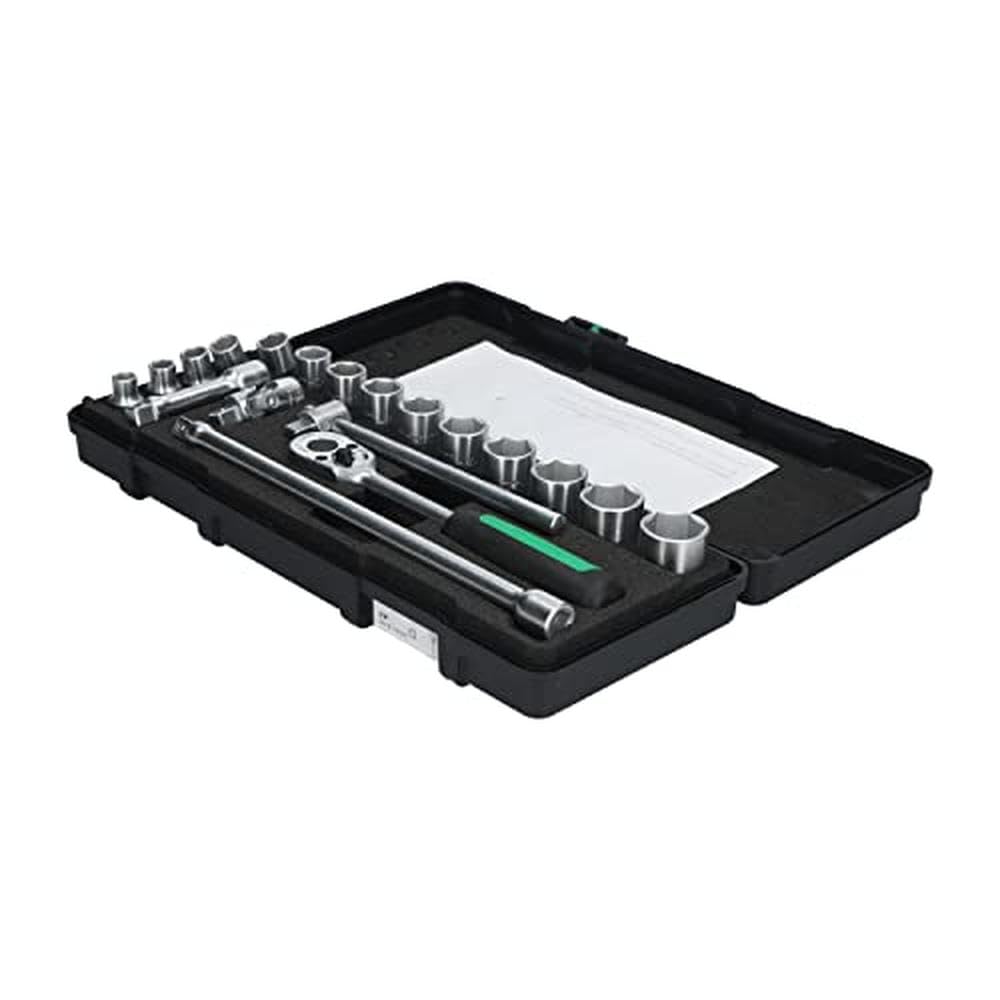 STAHLWILLE square drive socket wrench set with case 19-piece 3/8" (456/14/5IKN)