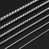 304 Stainless Steel Pearl Necklace - Titanium Steel Jewelry Chain with Pendant for Girls - DIY Cuban Chain Accessories