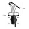 4pcs Set Olive Oil Sprayer Liquor Oil Dispenser ABS Lock Wine Pourer Flip Top Drink Wine Stopper Leak-proof Nozzle Kitchen Tools