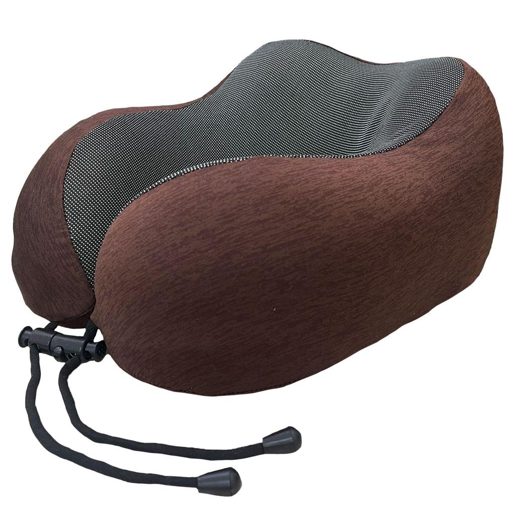 Customizable Memory Foam U-Shaped Travel Neck Pillow