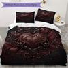 Dark Crown and Royal Wand Pattern Bedding uilt Set uilt Cover Pillowcase Home Decoration Birthday Gift (1 * duvet cover + 2 * pillowcase without core)