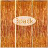 3Pack Valentines Day Party Backdrop Decorative Curtains Bachelorette Party Backdrop Metallic Foil Tinsel Fringe Curtain Christma