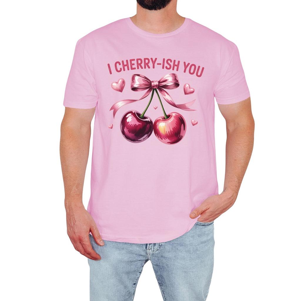 I Cherry-Ish You Mens T-Shirt Cute Cherry Graphic Humour Gift For Him