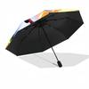 Magical Rainbow Unicorn Print Umbrella, Compact Auto Open/Close Travel Umbrella, Windproof Waterproof for Fantasy Lovers