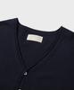 Kyuseu Extra Fine Wool V Cardigan (Navy)
