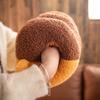 Plush Toast Bread Pillow Kawaii Food Toast Soft Doll Winter Hand Warmer Home Decoration Cushion Kids Toys Birthday Gift