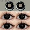 EYESHARE DEMON Red Cosplay Contact Lenses for Eyes Blood-red Pupils Halloween Eye Lens White/Black Softlens