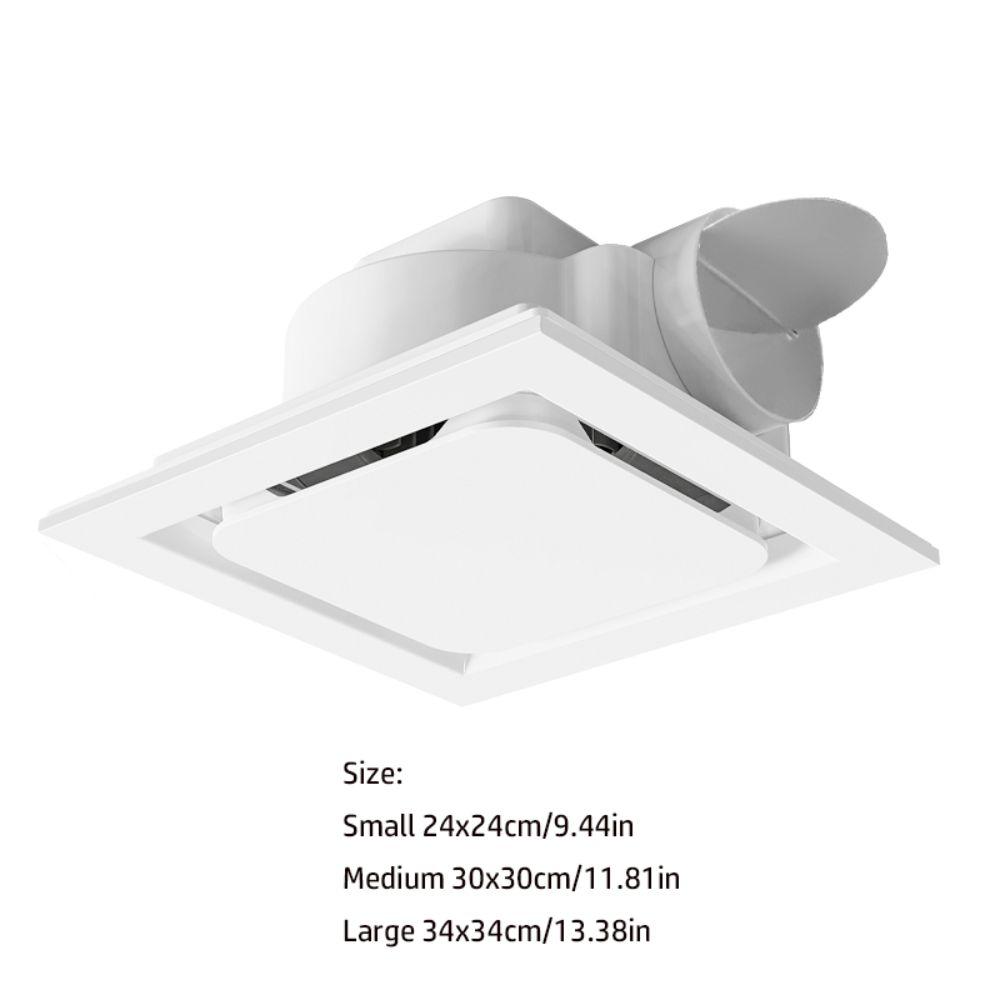 Ventilatore da soffitto 8/10/12" Ultra-Silenzioso Ventilatore di scarico per cartongesso per bagni, WC, Hotel