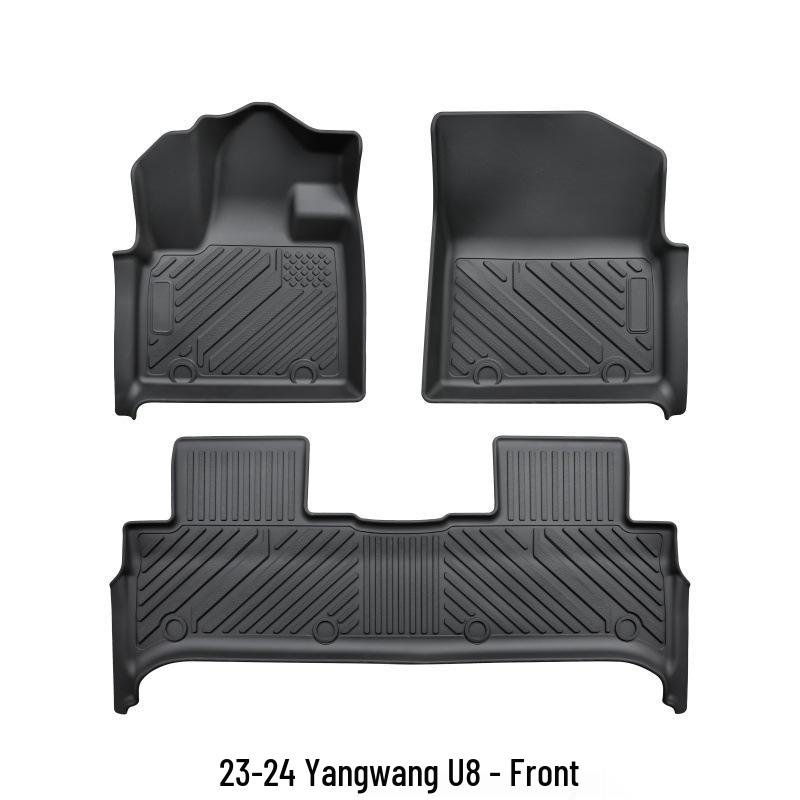 Eco-friendly TPE Floor Mats for 23-24 Yangwang U8 - Custom Car Interior Modification
