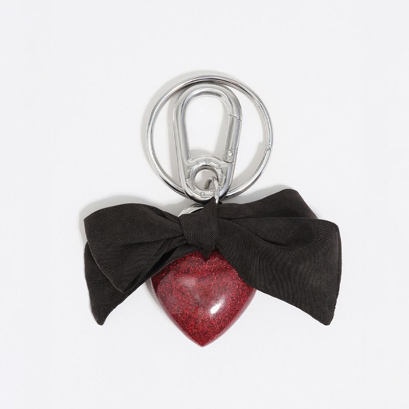 

BIMBA Y LOLA BIMBA Y LOLA Black Ribbon Heart Keychain B256AIZ003BKF Black_FREE