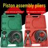 Univerzální stlačovač a montážní nástroj pístních kroužků s kleštěmi