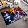 Anime-Inspired Carpet with Action Characters and Intense Colors Suitable for use as an anti-slip for living room bedroom sofas