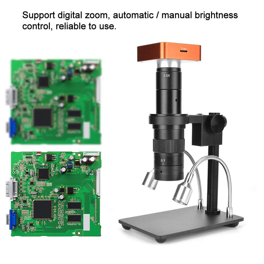 60FPS 2K 34MP 1080P USB Industrial Electronic Digital Video Microscope Camera for Repairing Phone CPU