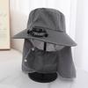 Quick Dry Solar Fan Hat Wide Brim Fishing Hat New Bucket Hat  Summer