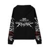 Women's Casual Fashion Printed Long Sleeve Zipper Hooded Sweatshirt