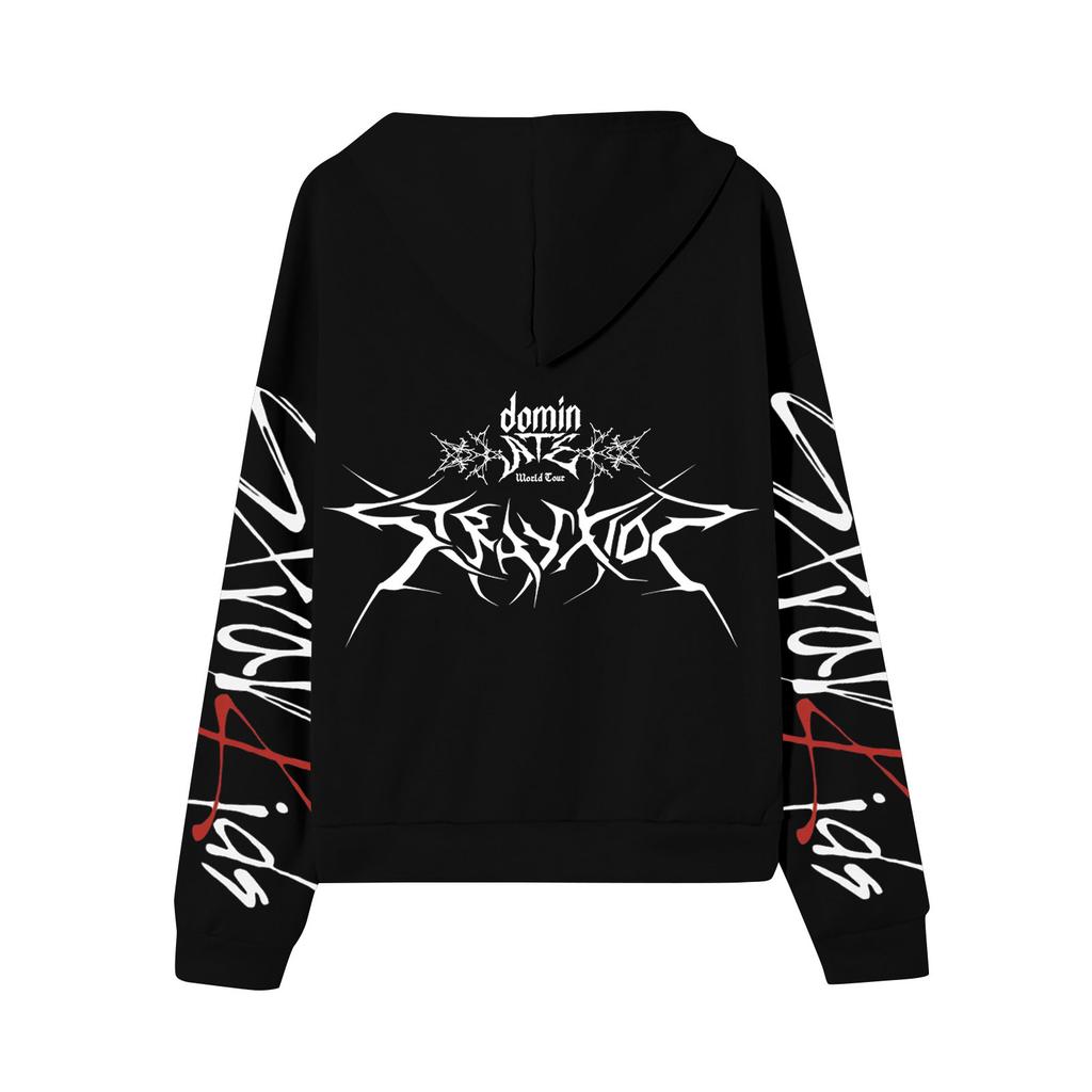 Women's Casual Fashion Printed Long Sleeve Zipper Hooded Sweatshirt