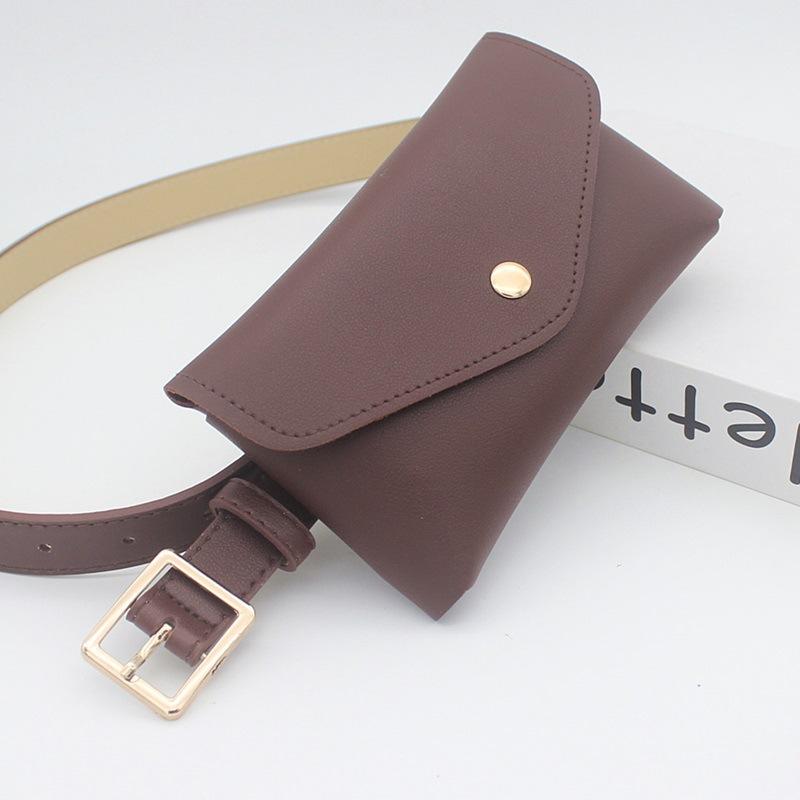 22 Women'S Belt Women'S Decorative Bag Belt Thin Mini Mobile Phone Key Small Waist Bag