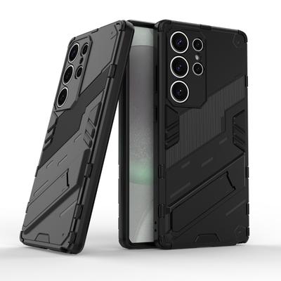 Für Samsung Galaxy S25 Plus S25 Ultra Rückseitenhülle Stoßfestes Panzergehäuse Anti-Fall-Schutz Ständer Funda Coque Hüllen