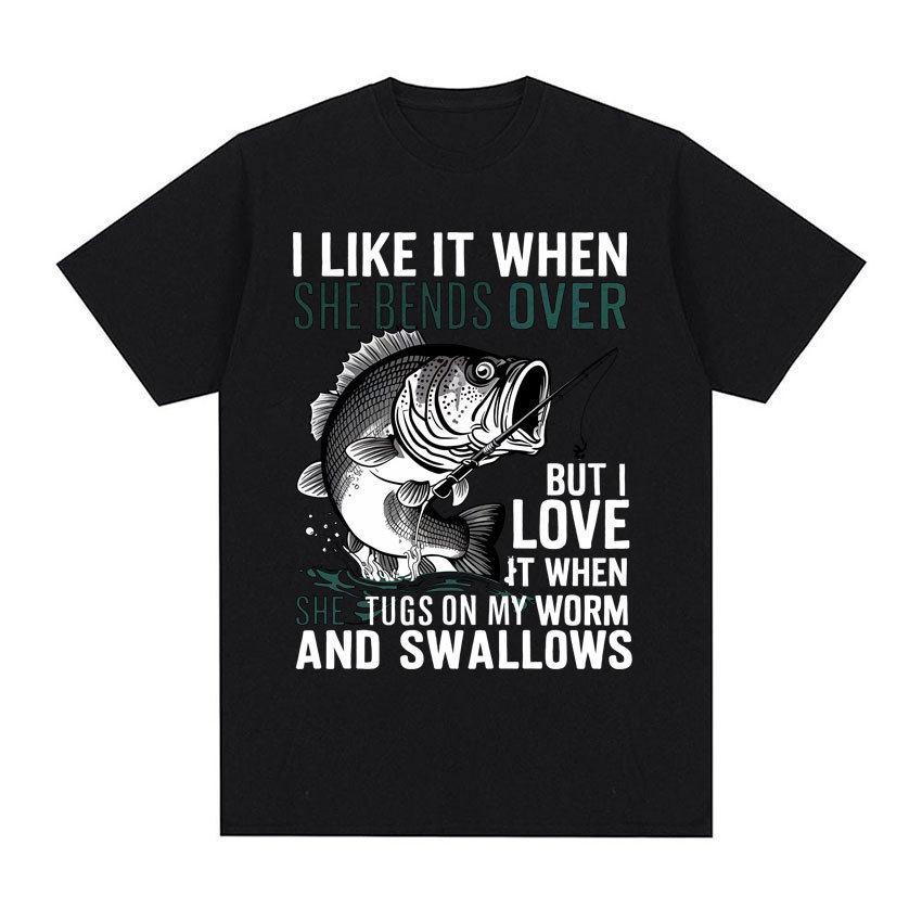 Funny Master Baiter Fishing Parody TShirt Summer Unisex Women Clothing Fashion Harajuku Kawaii Tshirt Womens Y2K Clothing Tops