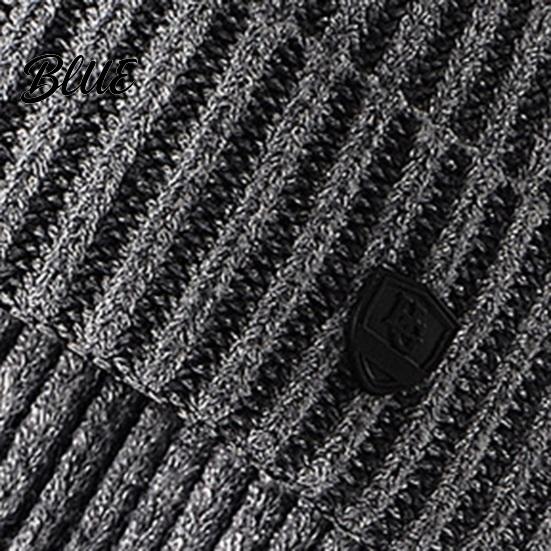 Winter Beanie Hat Beanies Outdoor Women Solid Knitted Men Autumn Warm Color Ribbed Windproof Thick