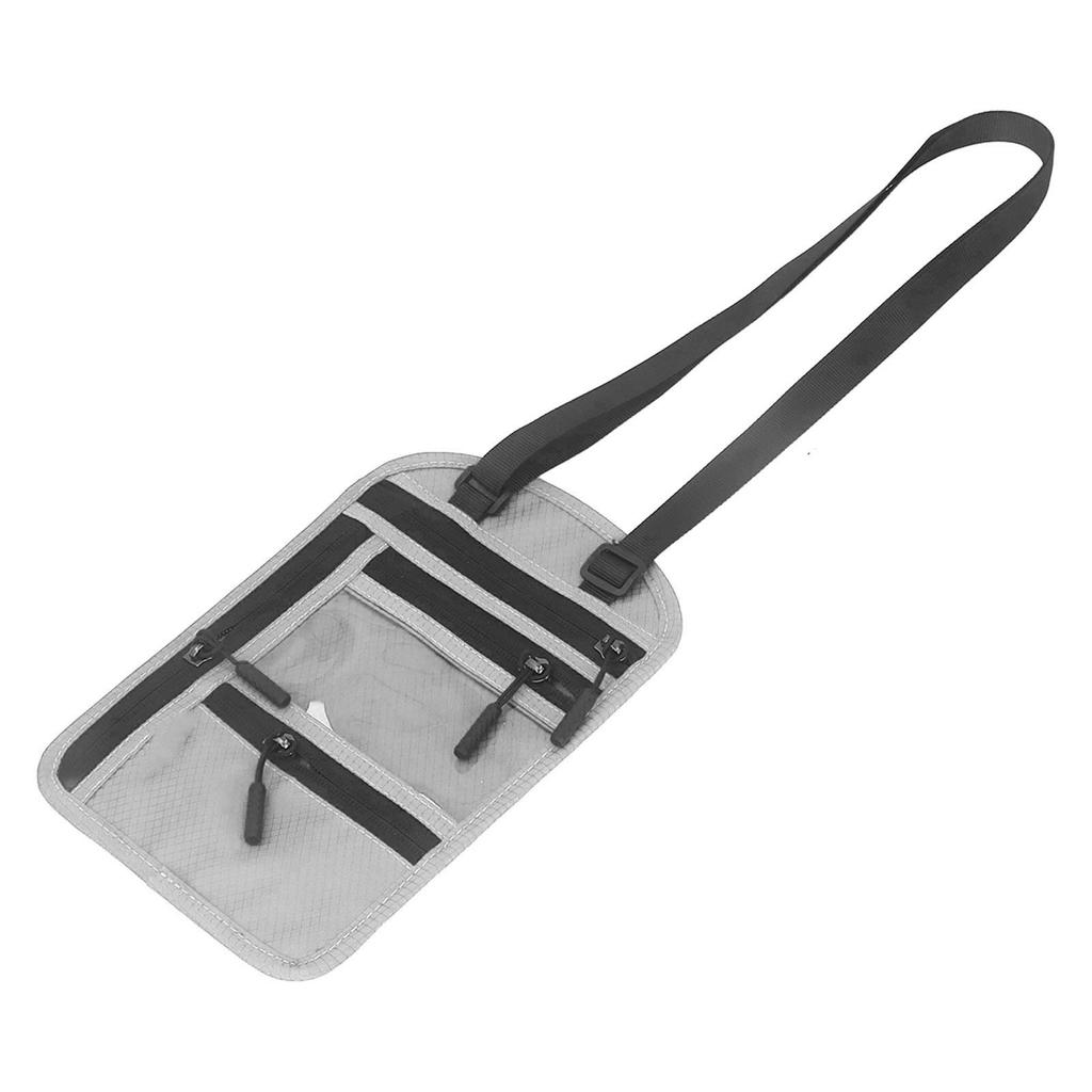 Halsgeldbörse Leichtgewicht Reisehals-Passhalter-Geldbörse Multifunktionale Blockierende Versteck-Hals-