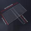 Portable Grill Basket Stainless Steel BBQ Barbecue Grilling Basket With Handle Steak Fish Basket Kitchen Accessories