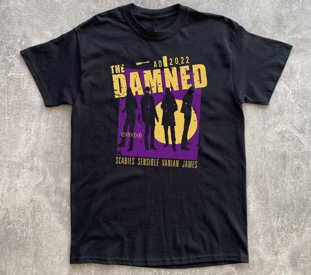 The Damned Black Cotton All size S-345XL Unisex Shirt Unisex T-Shirt XL