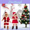 Luxurious Children's Christmas Costumes Santa Claus Boys And Girls Ensemble For Festive Fun