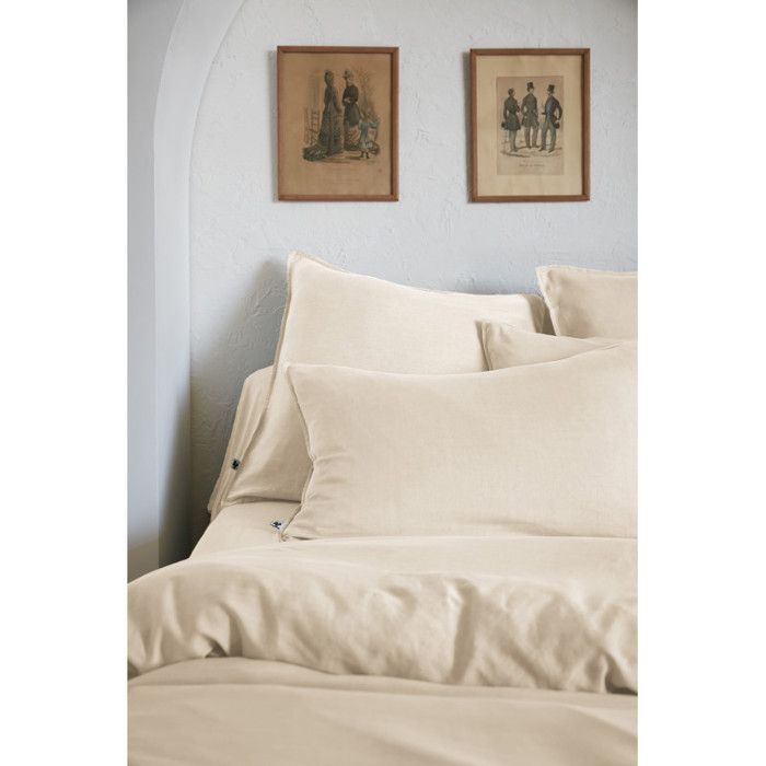 Pillowcase "Lysandre" All Sizes "Lyocell" The Butterfly Effect - Lysandre Pampa - Pillowcase 50 X 70 Cm