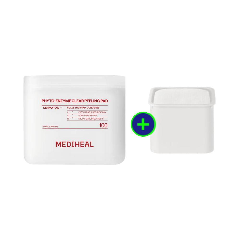 Mediheal Derma Special Care Toner Pad Set 200 Sheets with Portable Case