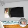 Nieuwe Auto Make-up Spiegel Roestvrij Staal Draagbaar Auto Zonneklep HD Spiegels Interieur Universeel Auto-styling
