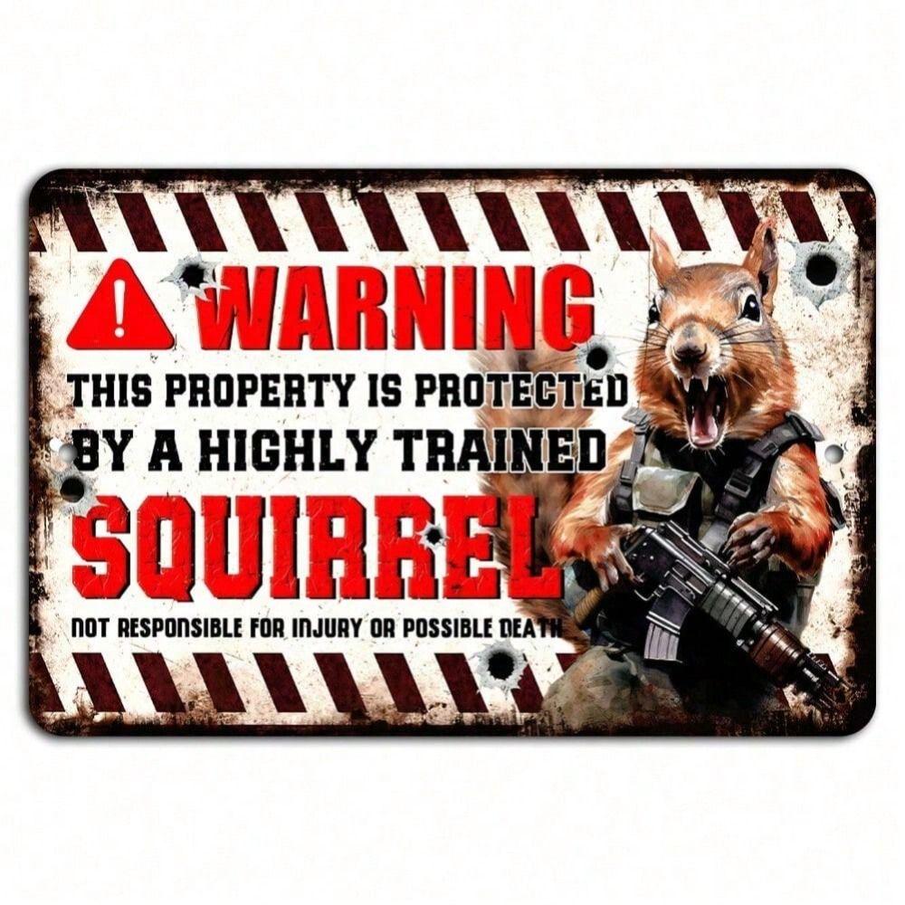 Metal Wall Art Sign Home Decor 20x30 cm