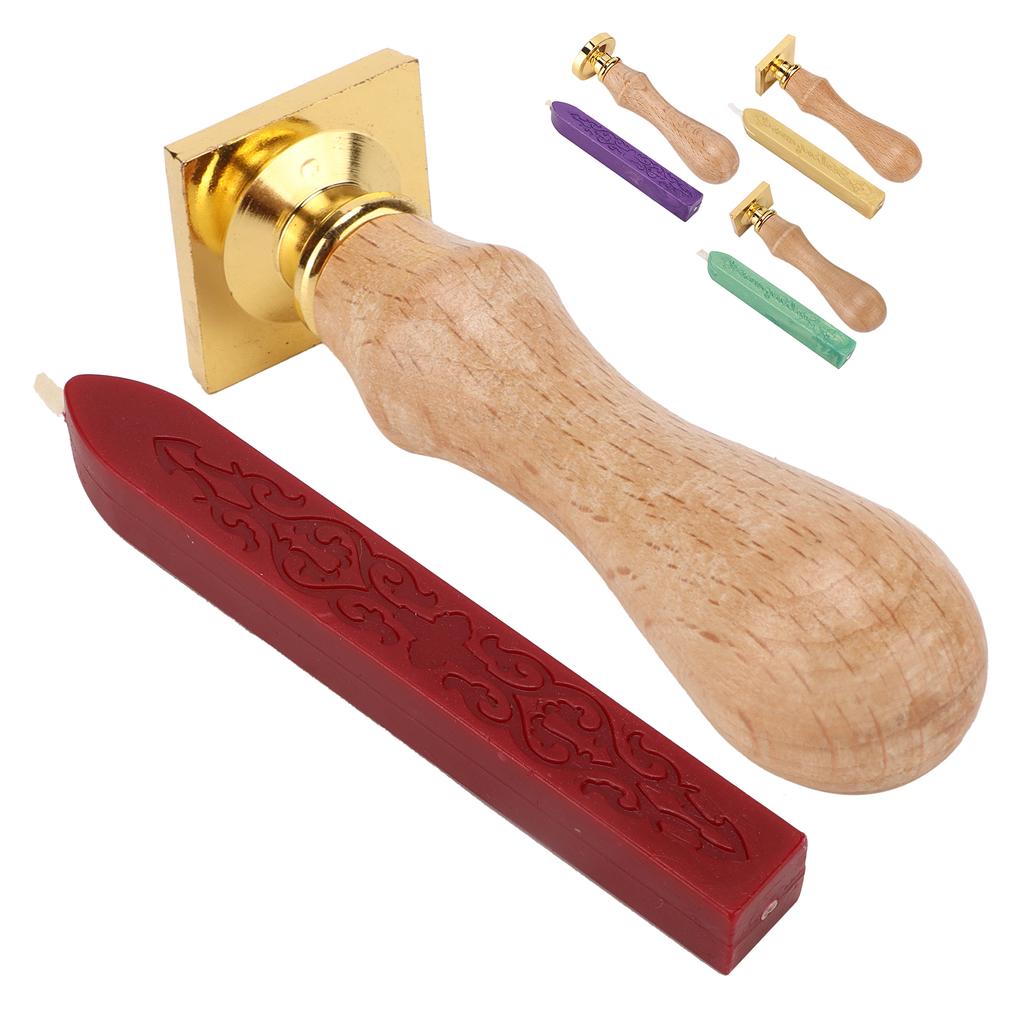 Wax Seal Exquisite Pattern Removable  Widely Application Wax Stamp Kit for Sealing Decoration
