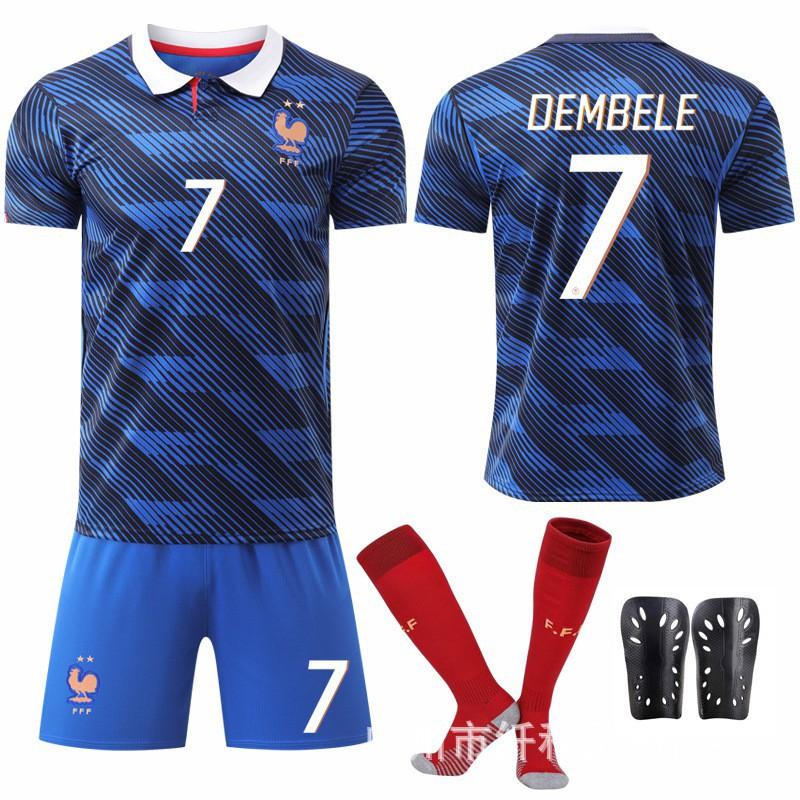 

2026-27 World Cup Home Football Jersey 7 Dembele 11 Olise No. 10 Mbabpe #3XL