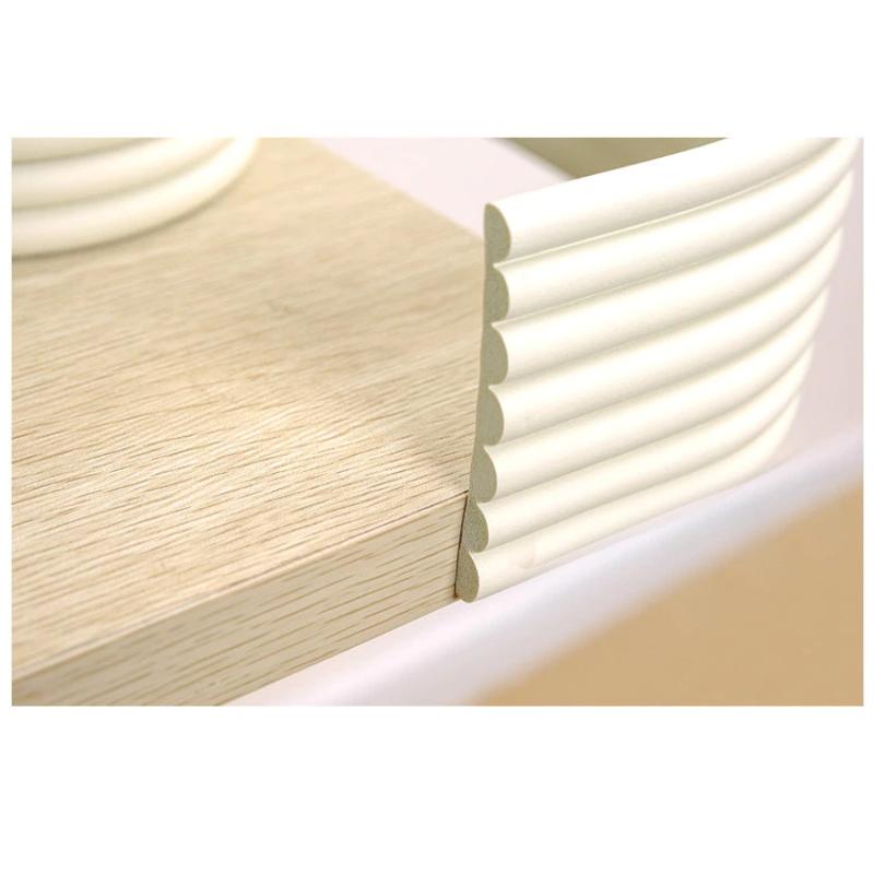 W Shaped Edge Bumper Strip Thick Soft High Elastic Cushion For Baby Safety Furniture Corner Protection