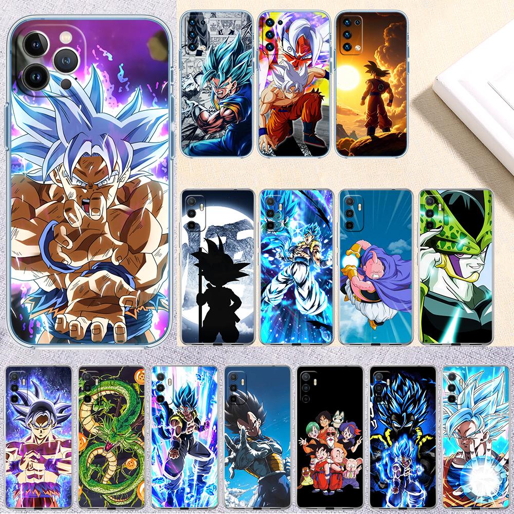 Dragon Ball Transparent Phone Case for Motorola Moto G10 G20 G30 G31 G32 G34 G35 G41 G42 G50 G51 G52 G55 G60 G60S